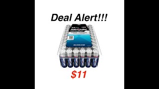 EXPIRED | Deal Alert | Rayovac AA & AAA batteries 60 count $11