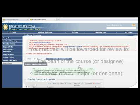 Deprecated Enrollment Exception Tutorial Dropping A Class