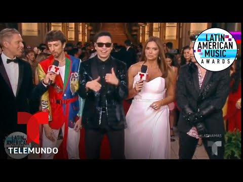 El cantante Esteman se alista para cantar | Latin AMAs 2019