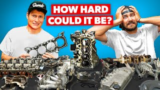 Trying to Rebuild an Engine with No Instructions