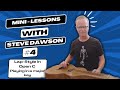 Lessons with Steve #4 - Open C Tuning for lap-style guitar - playing in a major key