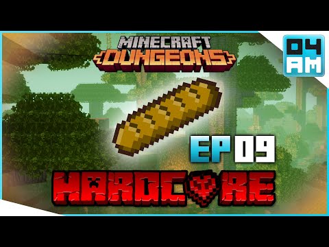 04AM - JUNGLE 'BAGUETTE' - HARDCORE 1 Life Gameplay - Minecraft Dungeons: Episode 9 Season 3