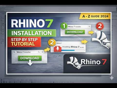 How to install rhino 7 ( completely full installation solution without any problem ) .