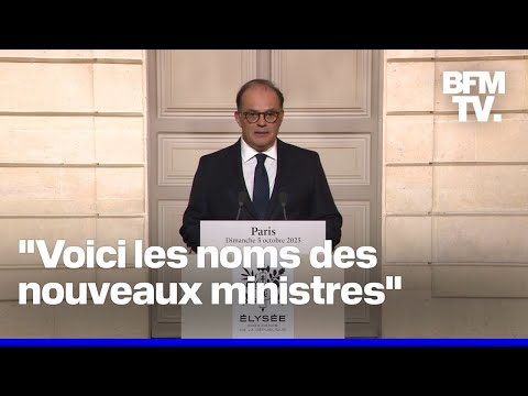 Retailleau, Borne, Le Maire ... Voici les noms des ministres du gouvernement Lecornu
