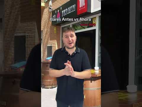 Bares antes vs ahora #bar #humor #camarero