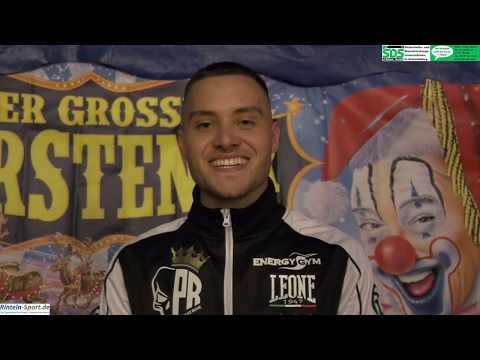 Piergiulio Ruhe gewinnt durch technischen K.-o. in Runde 1