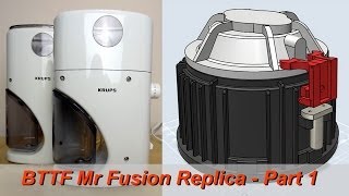 BTTF Mr Fusion #1 | Using Krups 223A Coffee Grinder | James Bruton