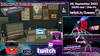 Paranormal Detective: Escape from the 80's | Puzzle/Riddle VR | Stream Playthrough | Twitch VoD