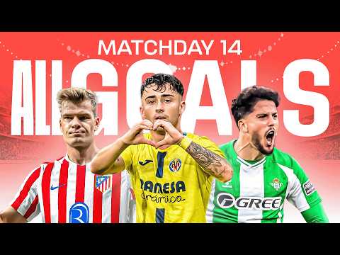 ALL GOALS MATCHDAY 14 LALIGA EA SPORTS 2025/26