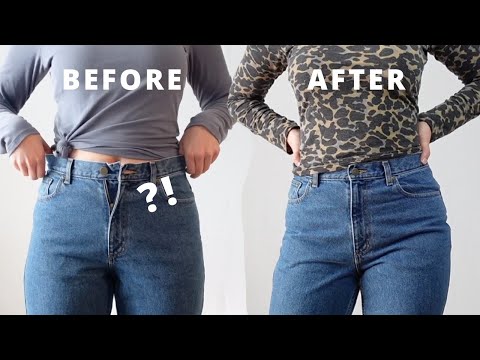 How to Make Jeans Waist BIGGER! Easy Jeans Alteration for Perfect Fit