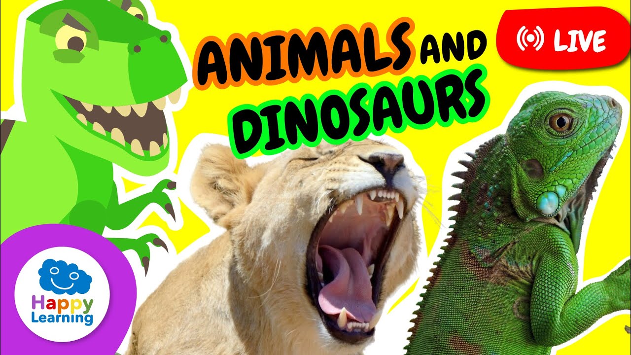 🔴LIVE | 🐘🦖 Animals and Dinosaurs | Fun Facts, Amazing Animals and Fierce Dinosaurs!