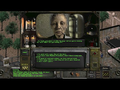 Fallout 2 {Part 26} NCR - Talking with President Tandi & Councilman Westin