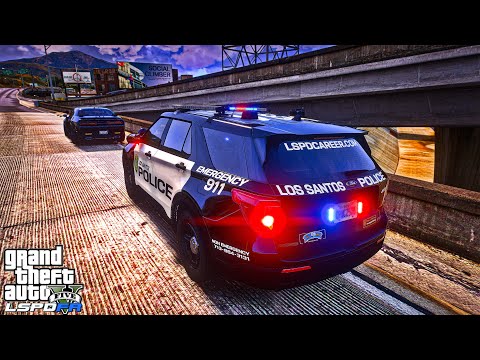 Playing GTA5 as a CITY COP||Houston PD||4K||GTA5 Mods||LSPDFR|| #gta5 #lspdfr