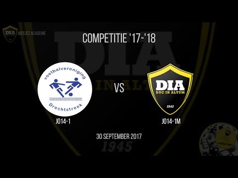 v.v. Drechtstreek JO14-1 vs Dia Meisjes Academie JO14-1M