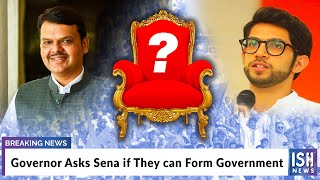 Governor Asks Sena if They can Form Government