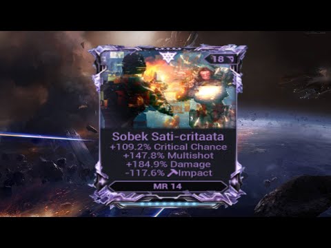 Scaling to lvl 9999 - Sobek God Riven and Acid Shells | Warframe