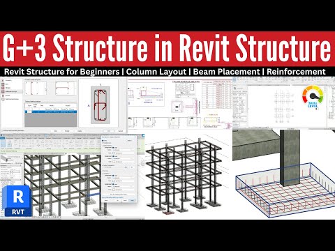 G+3 RCC Structure Design in Revit Structure | Complete Step-by-Step Tutorial 2026 🚀