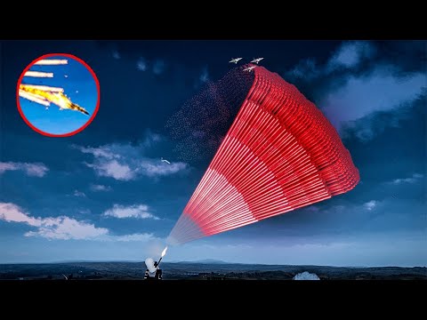 Air Defense System vs Incoming Jets - MiG-29 - C-RAM CIWS in Action Anti- Missiles! Phalanx CIWS