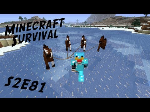 Minecraft Survival - S2E81 - ''Nieuwe paarden'' (IkBenJeGame)