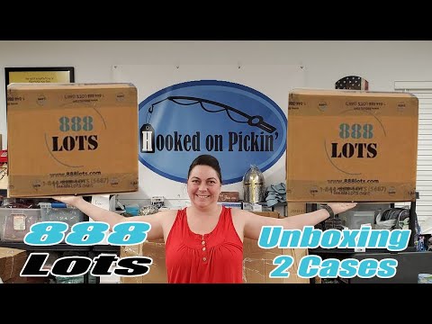 888 Lots Unboxing 2 Cases of Home Items - I had Gold in One of My Boxes! Online Reselling