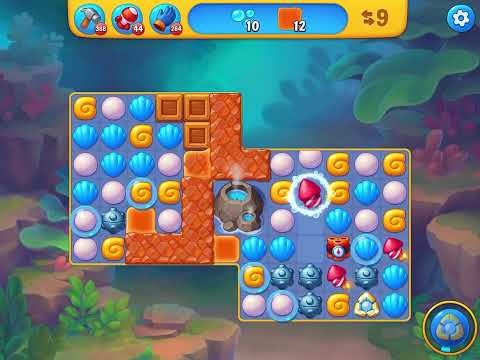 Fishdom level 6449 no boosters フィッシュダム ノーマル [Friend's]