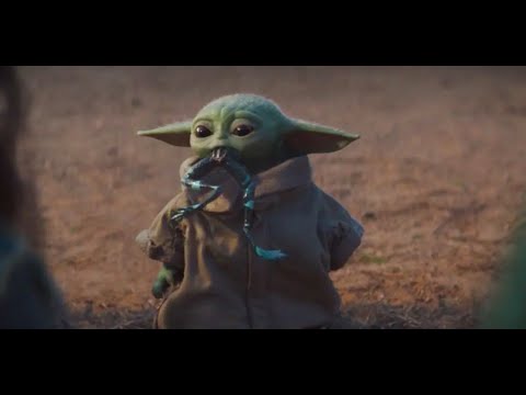 Baby Yoda Loves Eating And Chasing Frogs