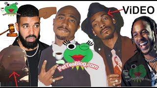 Drake Threatened by TUPAC estate to SUE for Using AI Voice on Diss, SNOOP DOGG REACTS 🐸☕