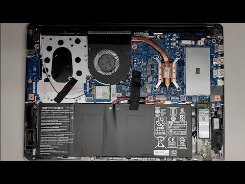 Acer Laptop Swift 3 SF314-54 Series SF314-54-53BQ Disassembly RAM SSD Hard Drive Upgrade Battery