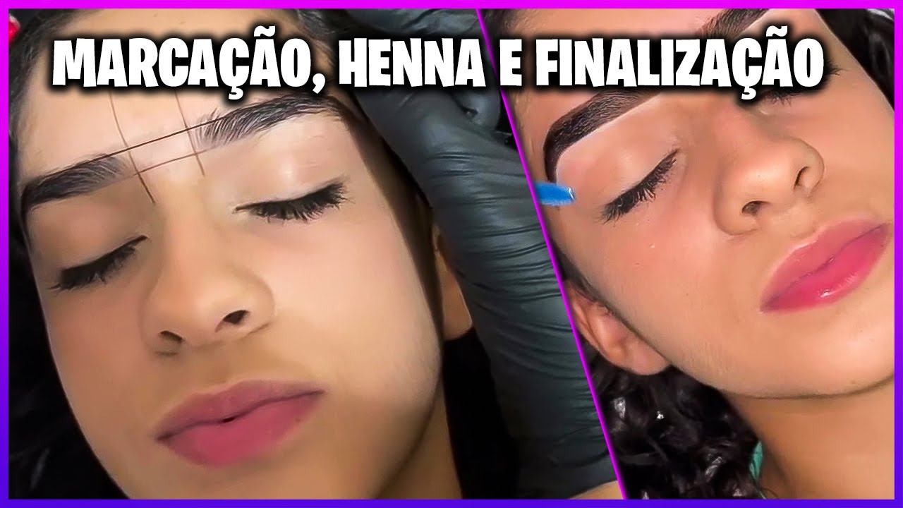 Marcação De Sobrancelhas e Aplicação De Henna - Passo a Passo Completo