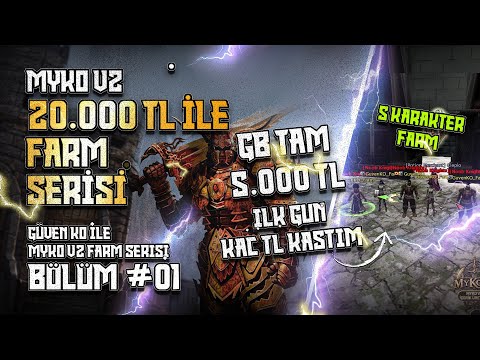 MYKO V2 - 20.000 TL 5 KARAKTER - FARM SERİSİ BÖLÜM 1
