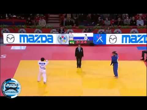 Judo Grand Slam Paris 2012 Semifinal -52kg NISHIDA Yuka-CARRASCOSA (ESP)
