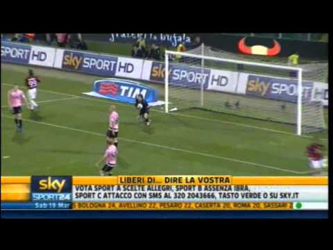 Palermo - Milan 1-0 | Sintesi Highlights Sky Sport 24 | 19/03/2011 | 30^ giornata serie A | HQ