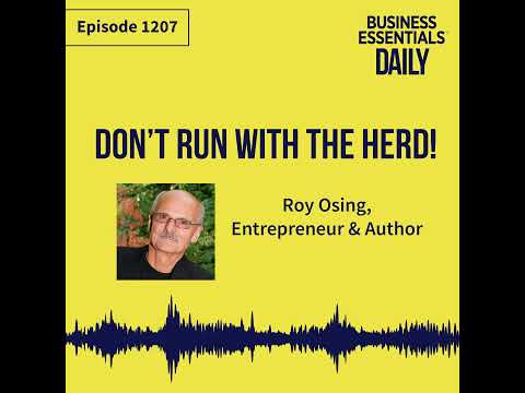 Don’t run with the herd!