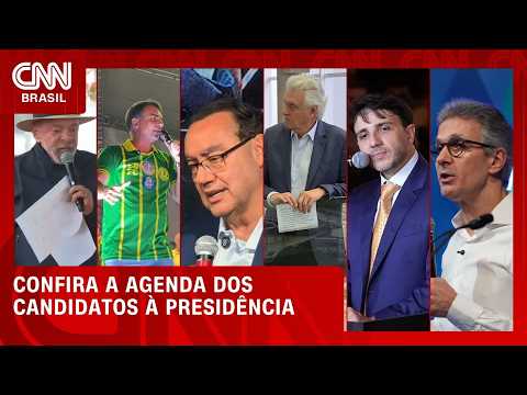 Eleições 2026: confira a agenda dos candidatos à presidência | CNN NOVO DIA