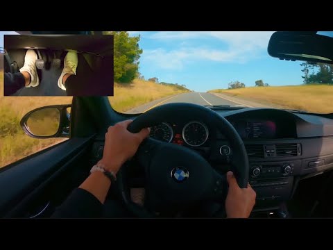 Heel-Toe Downshifting in the E92 M3 | Raw POV & Pedal Cam [4K]