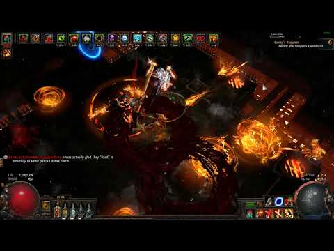 POE 3.7 SSF Legion Bladestorm Raider T16 Phoenix facepalm