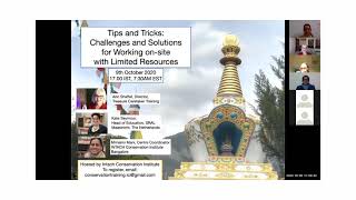 46: Challenges and Solutions for working on-site with limited resources (Conservation Insights 2020)