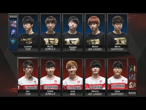WE vs RNG Game 1 Highlights - Team World Elite vs Royal Never Give Up - LPL Week 4 - SPRING 2016