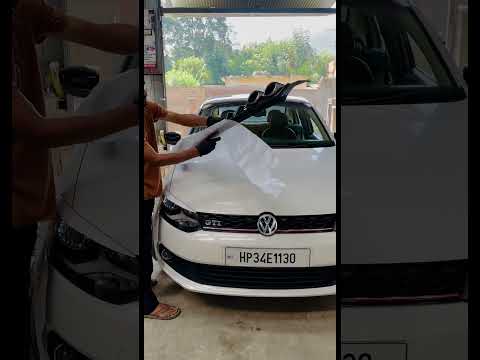 carbon fiber diffuser fitting in vento🤙♥️ #vento #vw  #modified  #car