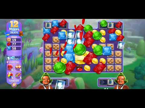 Willy Wonka's World of Candy - Level 123 Complete - No Hacks / No Boosters (Android/IOS)