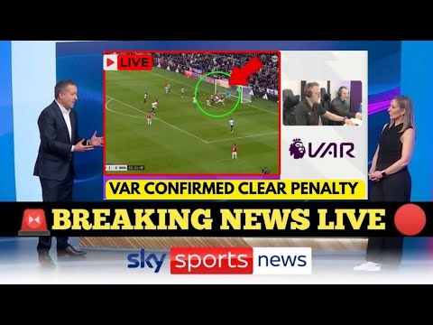 SHOCKING VAR ADMISSION! MANCHESTER UNITED ROBBED OF A CLEAR PENALTY IN HUGE MATCH CONTROVERSY!