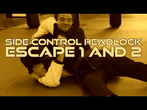 Side Control Headlock Escape Fundamentals - Escape #1 and #2