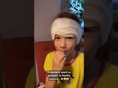 🌜O seară cu peripeții în familia StelaLuna... 🤕🏨 Luna a căzut în casă și s-a lovit la căpșor...