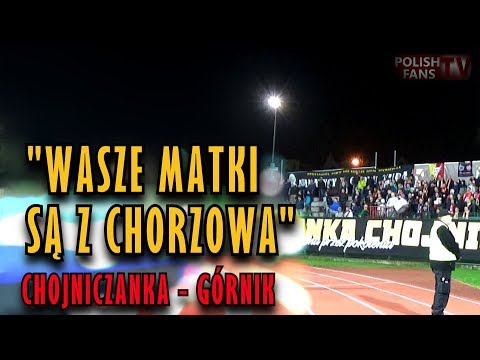 "WASZE MATKI SĄ Z CHORZOWA" - wymiana uprzejmości w meczu Chojniczanka - Górnik (24.10.2017 r.)