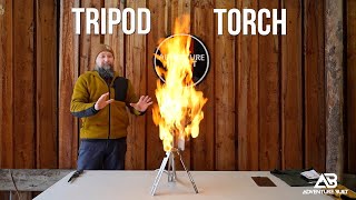 TRIPOD TORCH Firepit from the FUTURE | Full Review and Testing | Overlander Dream Campfire