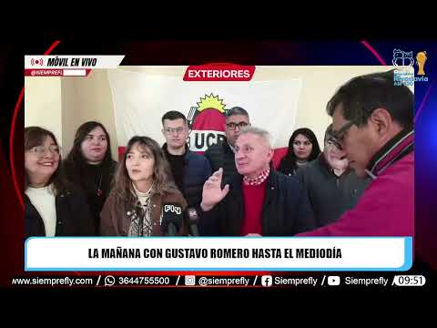 🔴𝗠𝗢́𝗩𝗜𝗟 𝗘𝗡 𝗩𝗜𝗩𝗢┃Conferencia de Prensa del  Presidente UCR Chaco Hugo Maldonado
