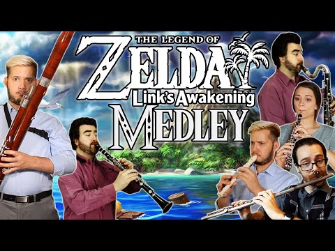 Link's Awakening Medley Cover (ft. 8BitBrigader, Medllix, Soundole) - Bassoonify