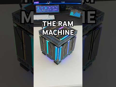 Gaming PC made out of RAM💰  #pcgaming #pcgamer #steammachine