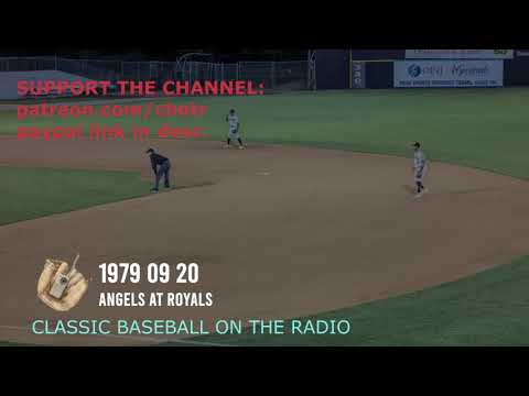 1979 09 20 Angels at Royals Old Time Baseball Radio