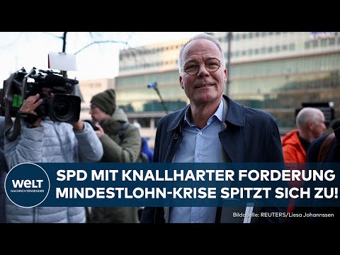 MINDESTLOHN: SPD fordert 15 Euro per Gesetz – Bund senkt Wachstumsprognose auf Null Prozent!